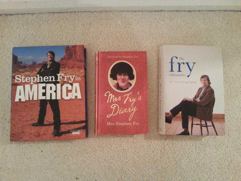 Stephen Fry Books, all in excellent as new condition