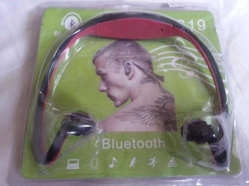 Stereo Wireless Bluetooth Headset Sport Headphones for iPhone HTC Samsung Sony