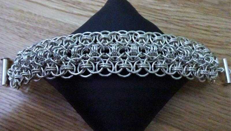 Sterling Silver Lace Cuff Bracelet