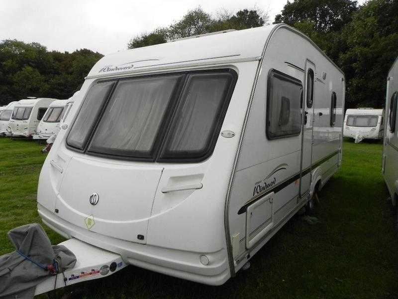sterling windward  fixed bed  2005 touring caravan