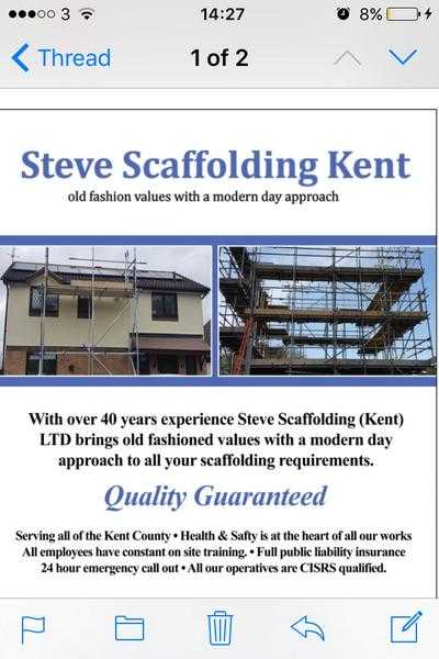 Steve scaffolding from 250