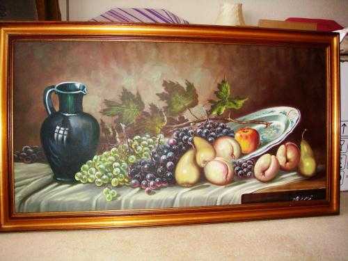 STILL LIFE OIL PAINTING