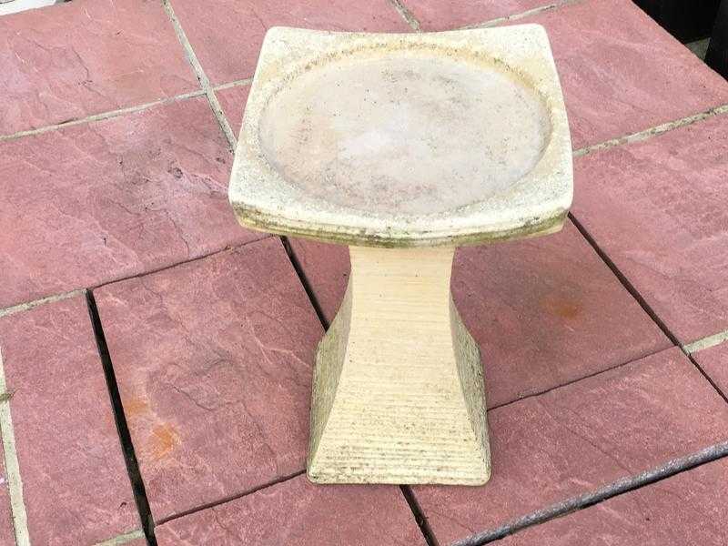 Stone Bird Bath