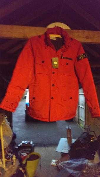 stone island unisex coat