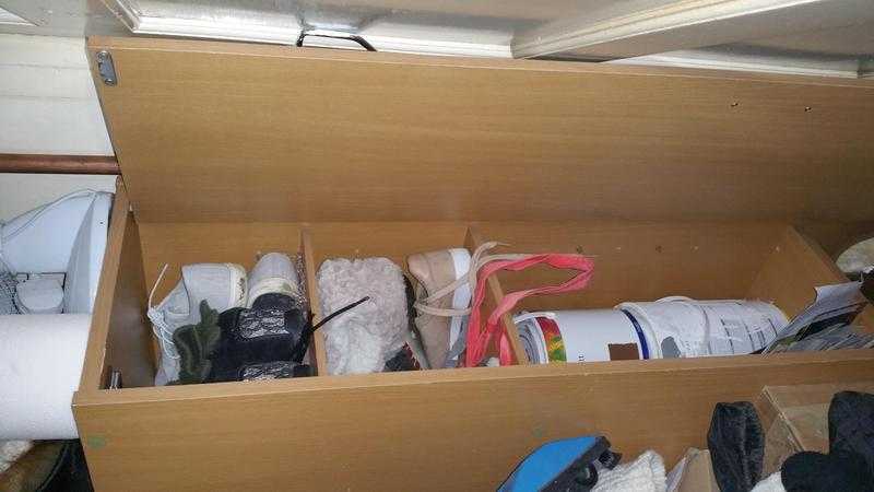 Storage cupboard.