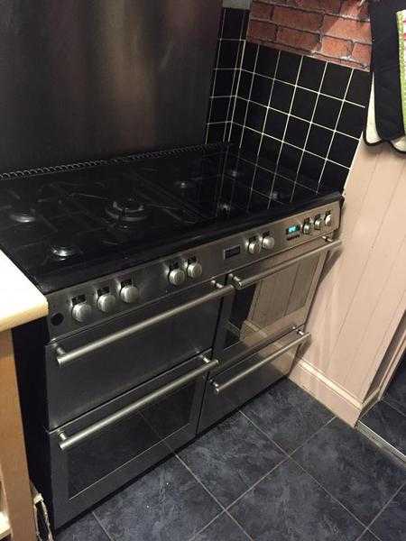 Stoves range duel fuel cooker working stainless