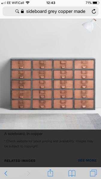 Stow Copper Sideboard from Made