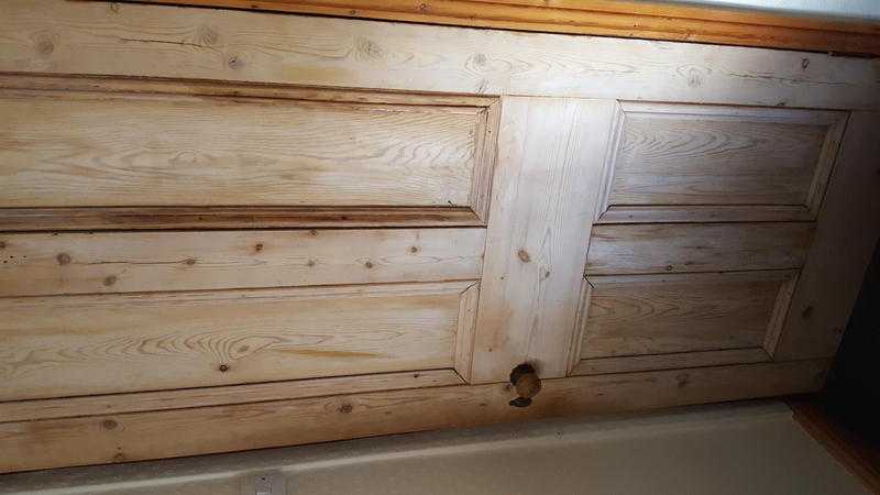 Stripped Pine Door