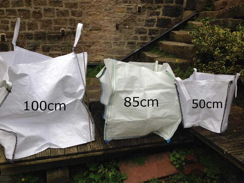 Strong 1 Ton Bulk Bag Sack 4 Garden Waste Builders FIBC heavy duty bag
