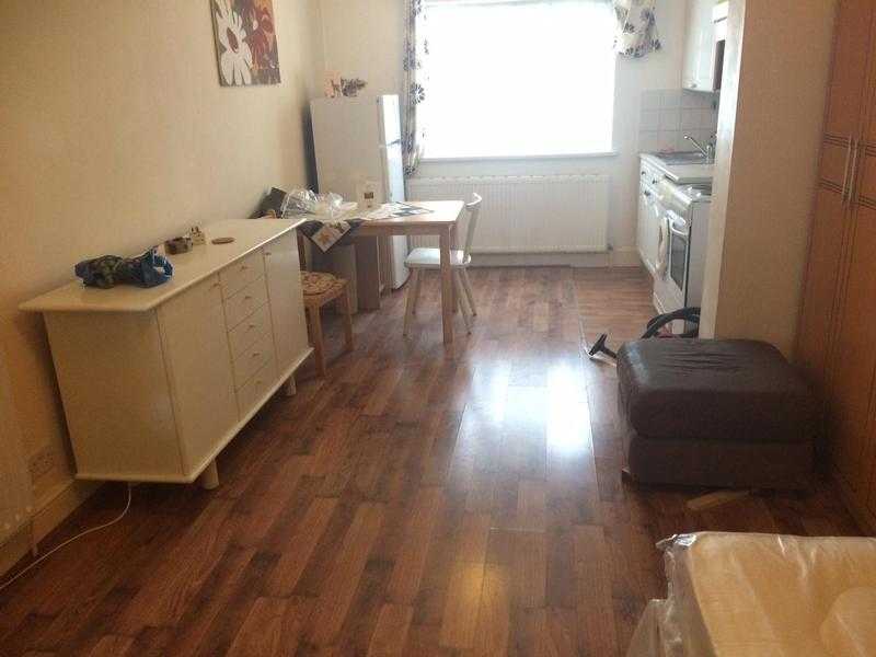 Studio flat on the ground floor in Wood Green