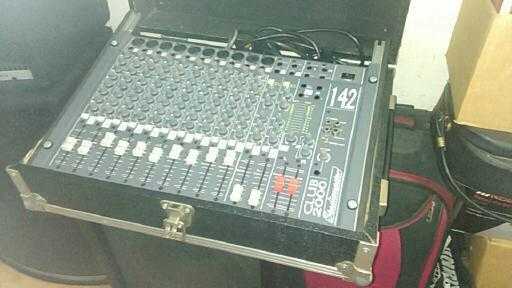 Studiomaster club 2000 Mixer with case and Amplifier 700D