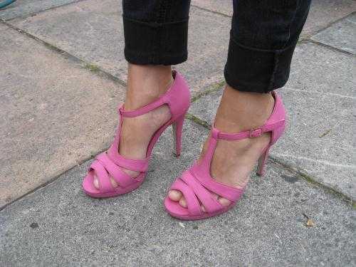 Stunning  - my worn - Pink - Stiletto High Heel strappy shoes - size 38