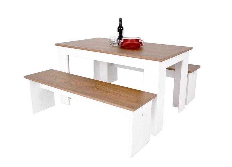 stunning new boxed quality dining bench table