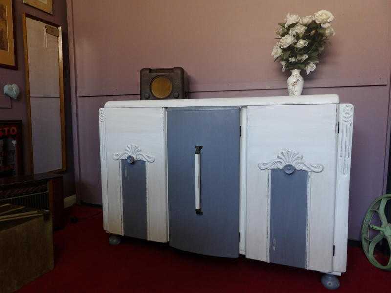 Stunning Painted Sideboard With Cupboards, Drawers amp Shelves