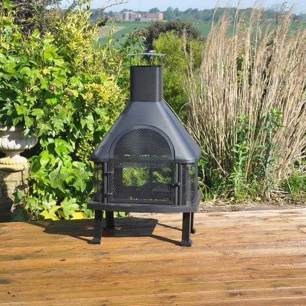 Stylish Log Burner  Chiminea amp BBQ  Outdoor Patio Heater  Firepit - Brand New  (SALE PRICE)