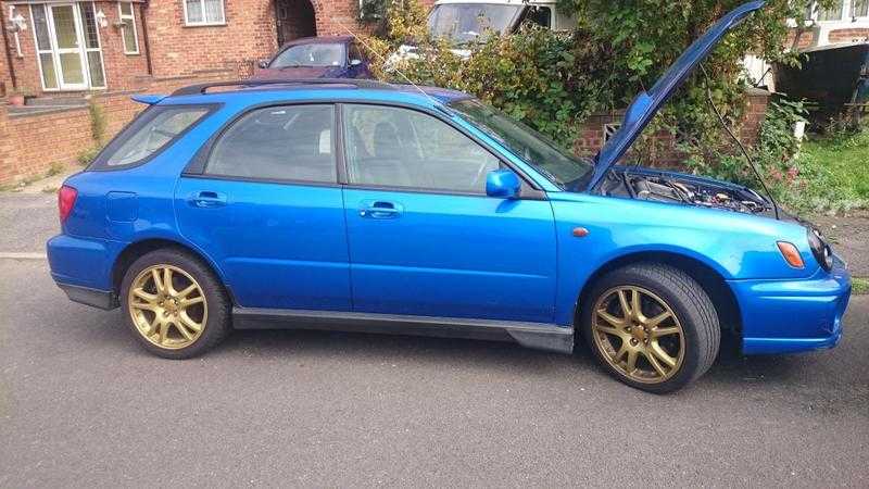 SUBARU IMPREZA WRX, BLUE, 2001