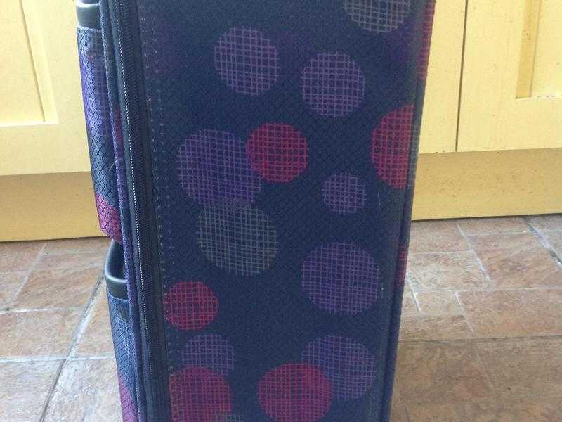 Suitcase, Carry on size, 2 wheels, 55x34x18 SubQ - Blue