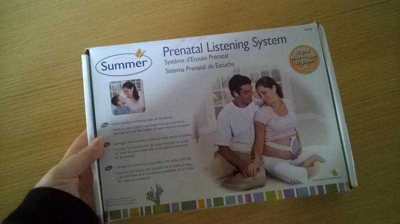 summer infant prenatal listening system used once