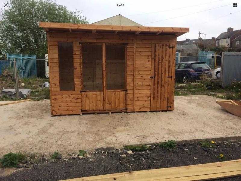 summerhouse and shed