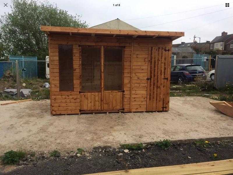 summerhouse with shed