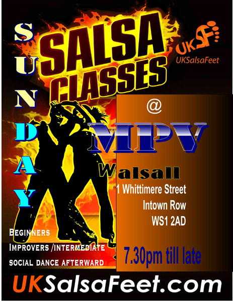 Sunday Salsa Classes in Walsall