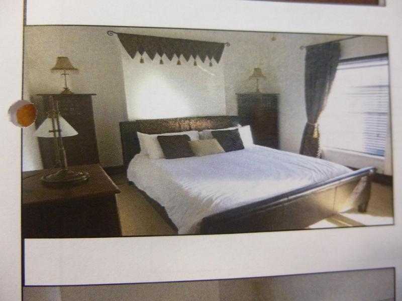 Super king bed and matching furniture