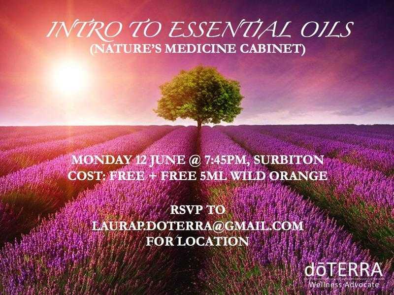 Surbiton Class  Intro To Essential Oils ... Nature039s Medicine Cabinet