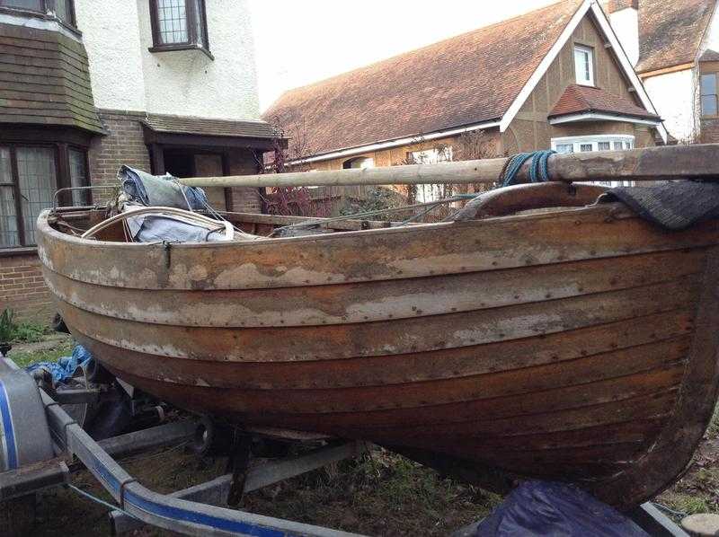 Sussex clinker fishing boat.