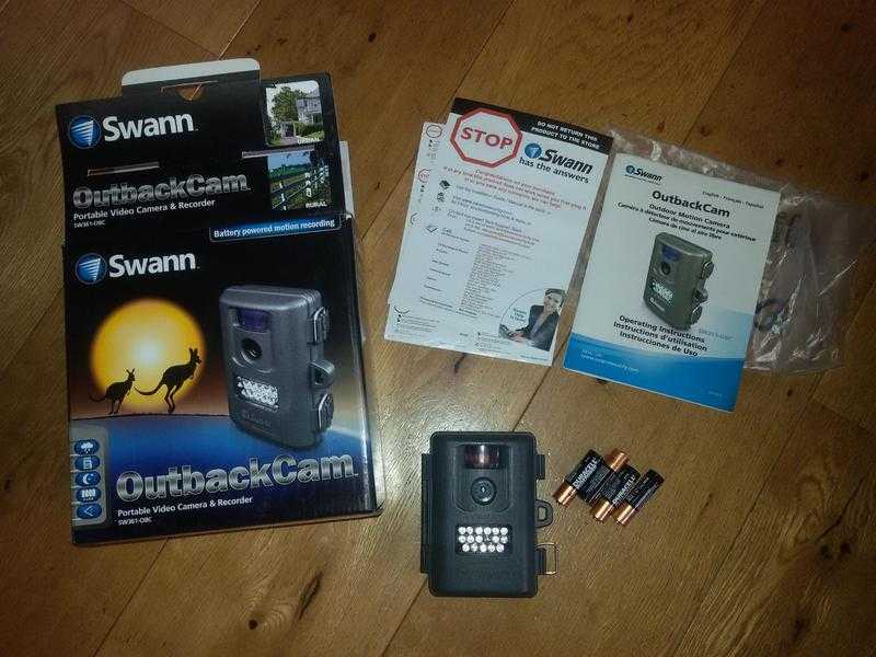 Swann Outback Cam Portable Video 5MP Camera and Recorder  (Black) SW361-OBC by Swann