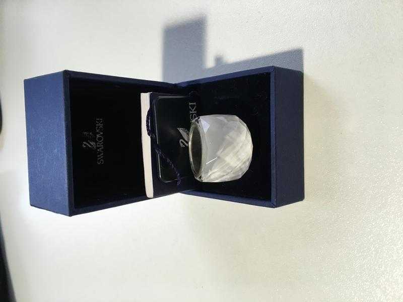 SWAROVSKI NIRVANA WHITE FLASH RING (SIZE 55) (1040764)