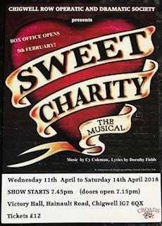 Sweety Charity, The Musical - Chigwell, Essex - 11042018 - 14042018