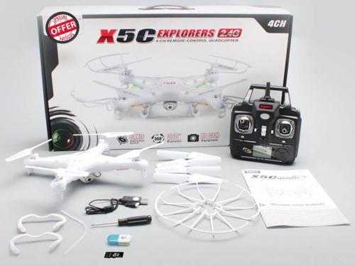 SYMA EXPLORER X5C EXPLORERS WITH 2MP HD CAMERA 2.4G 4CH 6AXIS GYRO RC QUADCOPTER UFO BEST XMAS DRONE