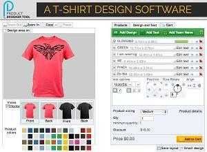 T shirt designer software for Your Online Store