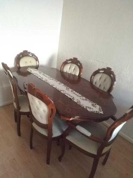 Table and 6 chairs