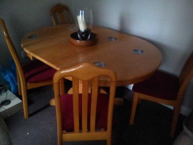 Table and chairs