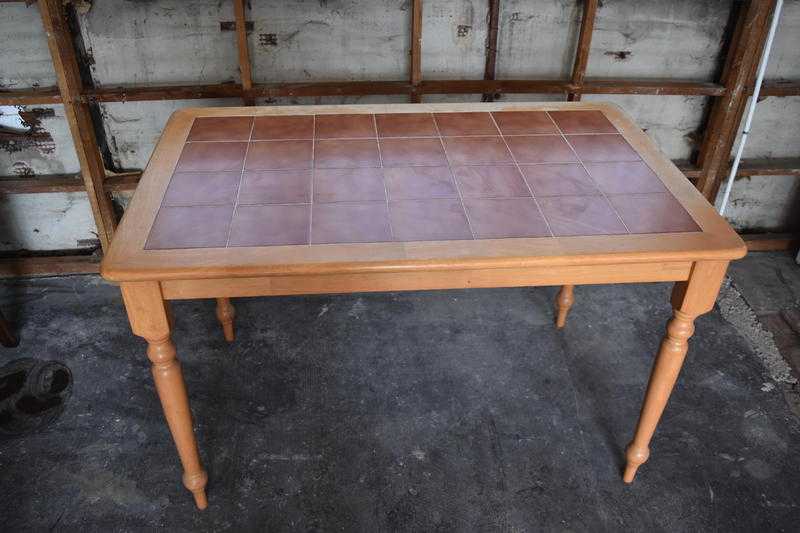 Table and three chairs for sale