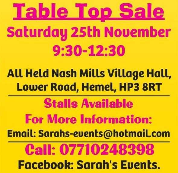 Table Top Sale Indoor