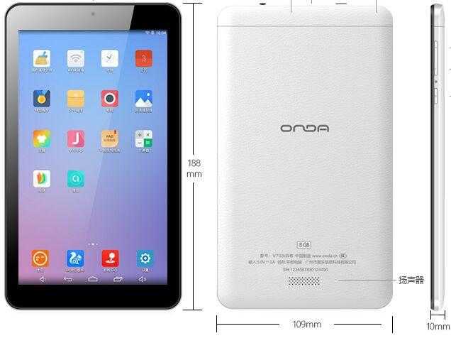 Tablet Pc. Onda V703i Z3735G Quad Core 7.0 Inch Android 4.4.4  NEVER USED