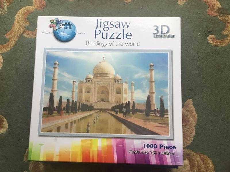 Taj Mahal puzzle 1000 pieces VGC