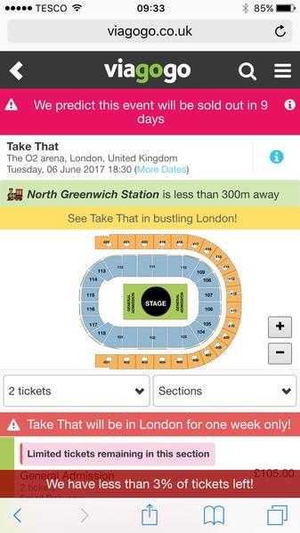 Take That Tickets London O2