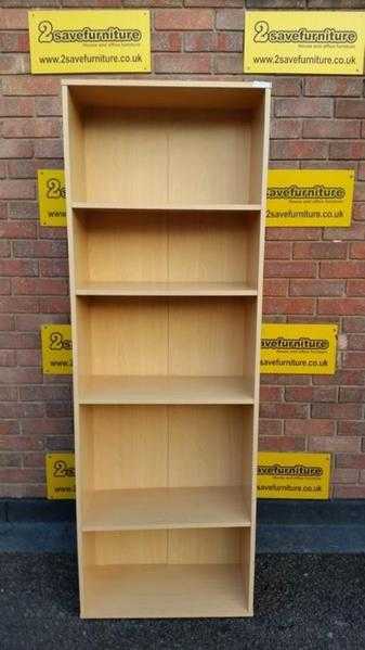 TALL SLIM WOODEN BOOKCASE