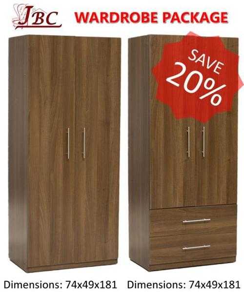 TALLBOY amp WARDROBE FURNITURE PACKAGE - SPECIAL OFFER