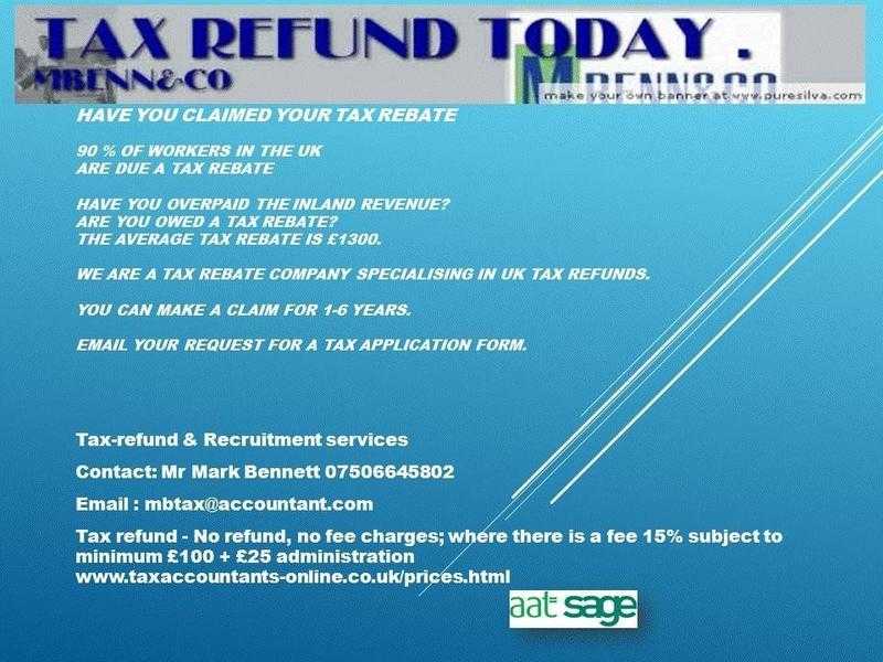 Tax Refund Service - Do you need a accountant