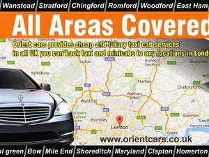 Taxi Online from Leyton to London City Airport