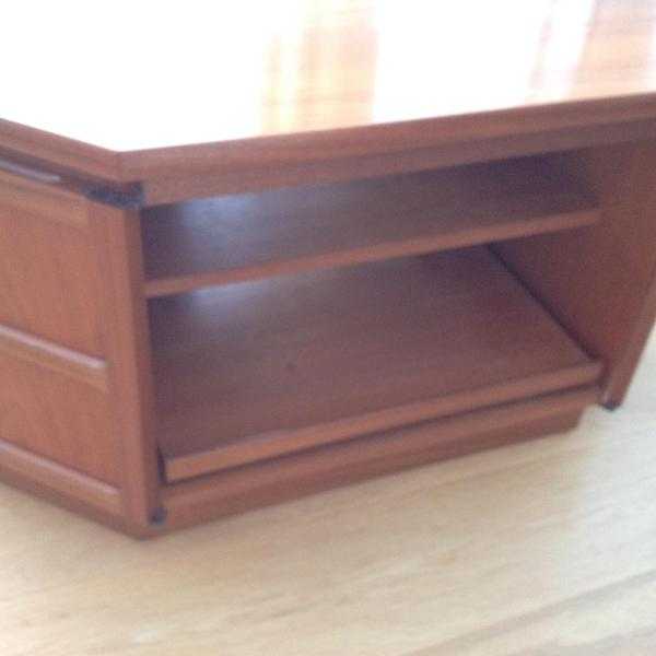 Teak corner cabinet for television