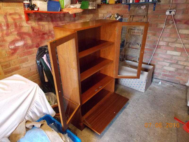 Teak Display Cabinet