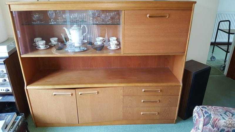 Teak Display cabinet