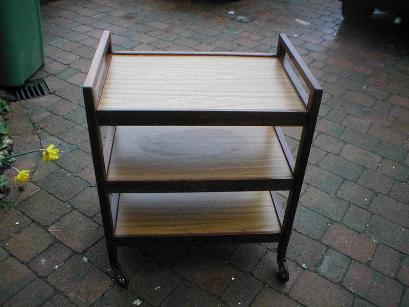 Teak Tea Trolly