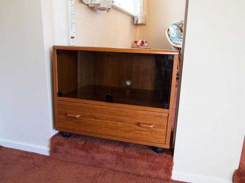 Teak TV unit