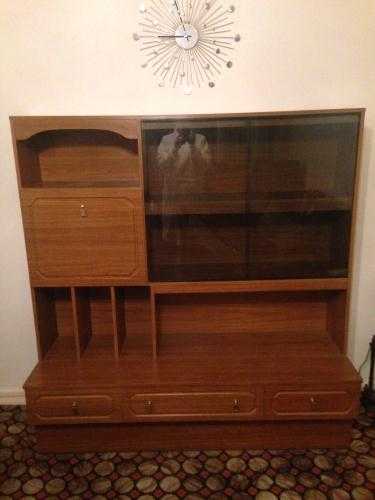 Teak Wall Unit